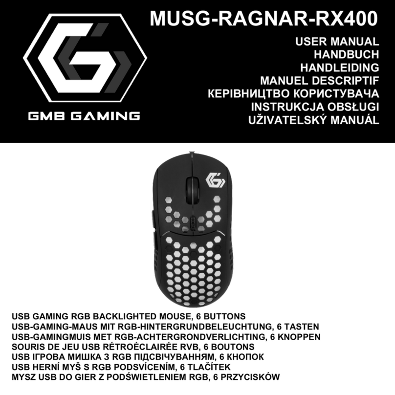 GMB Gaming MUSG-RAGNAR-RX400 user manual