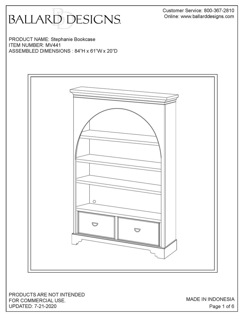 Ballard Designs Stephanie MV441 Assembly instructions