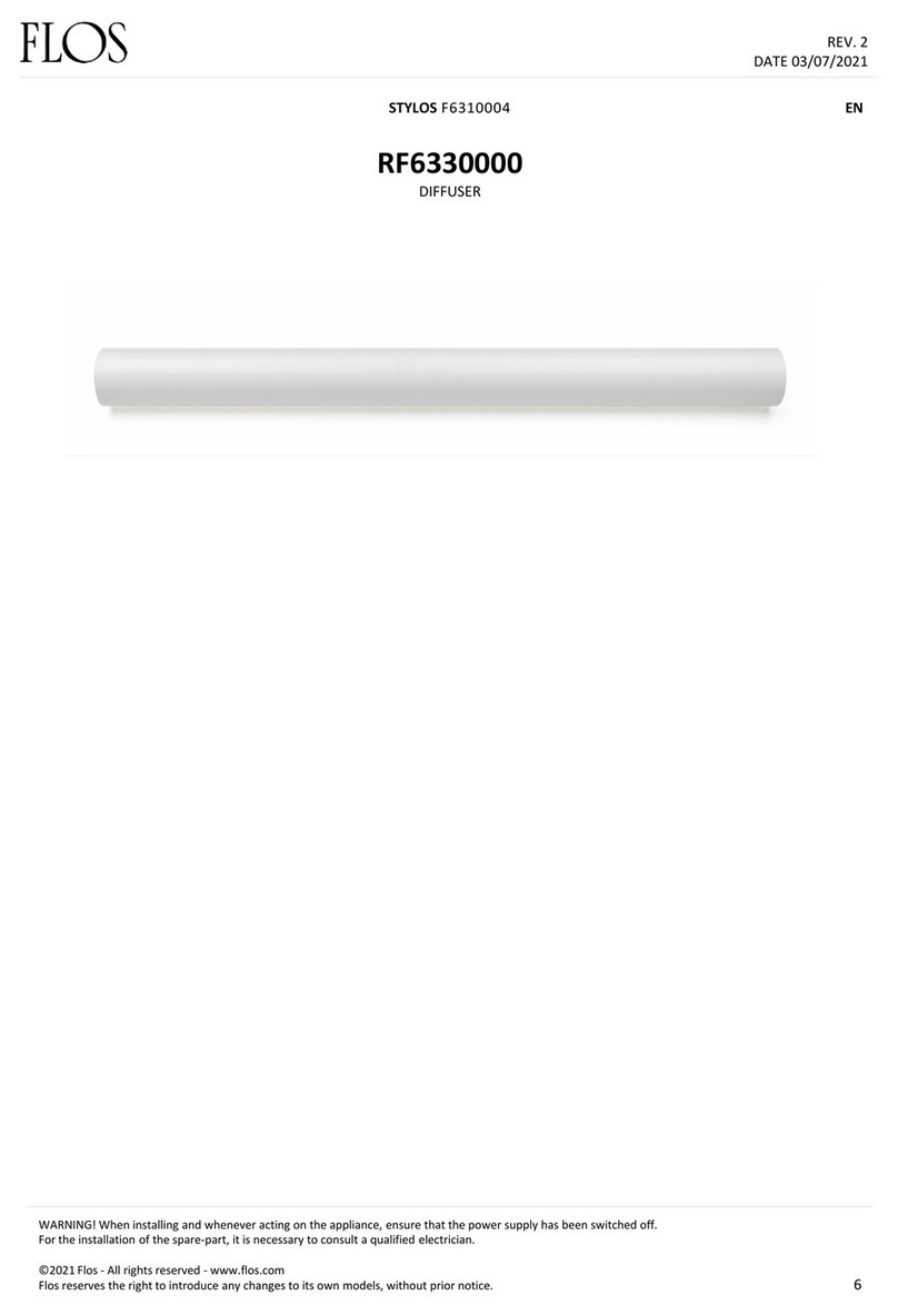 FLOS STYLOS RF6330000 User manual