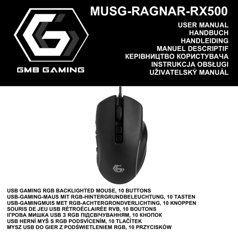 GMB Gaming MUSG-RAGNAR-RX500 user manual