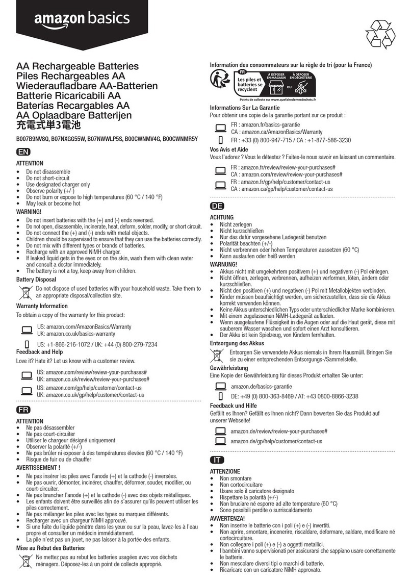 Amazon B007B9NV8Q User manual