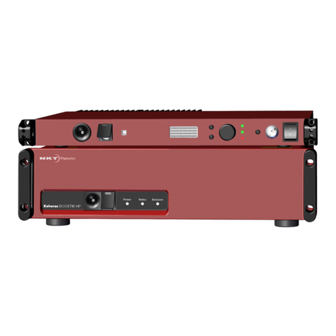 NKT Photonics Koheras BOOSTIK HP User manual
