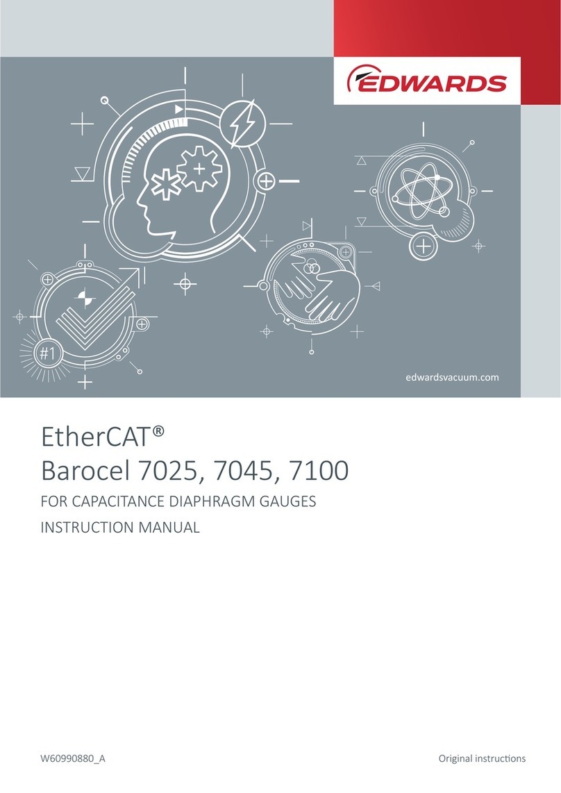 Edwards Barocel 7025 instruction manual