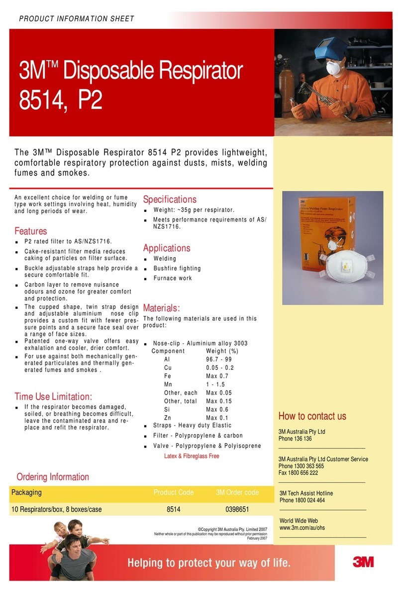 3M 8514 P2 Operating manual