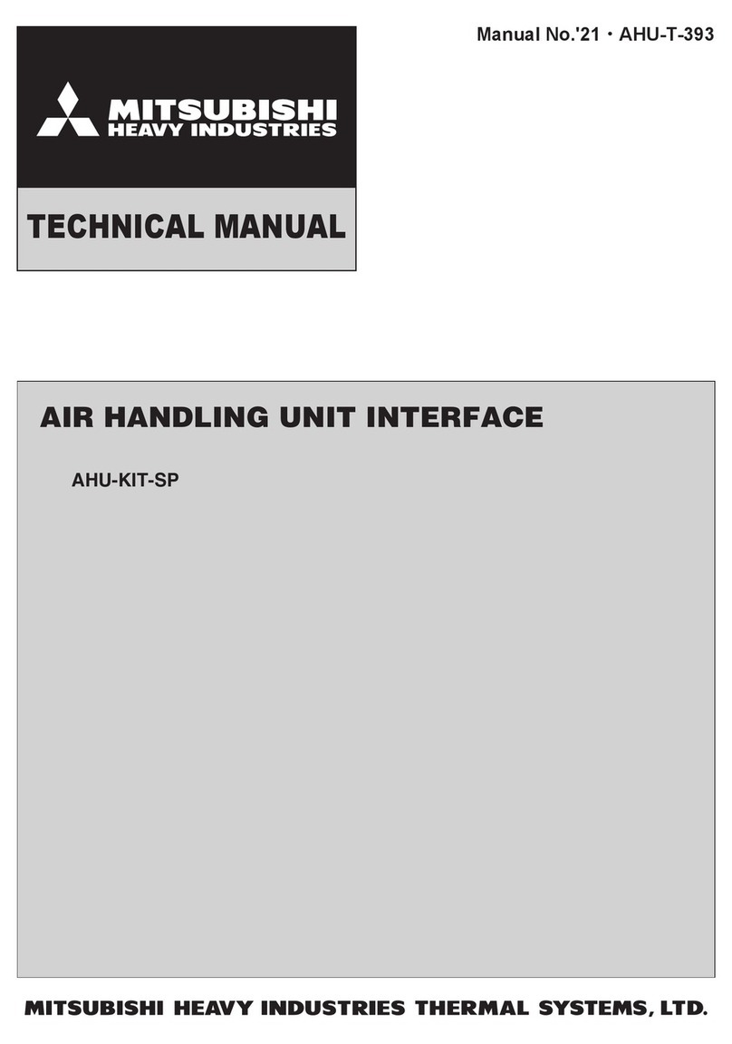 Mitsubishi Heavy Industries AHU-KIT-SP User manual