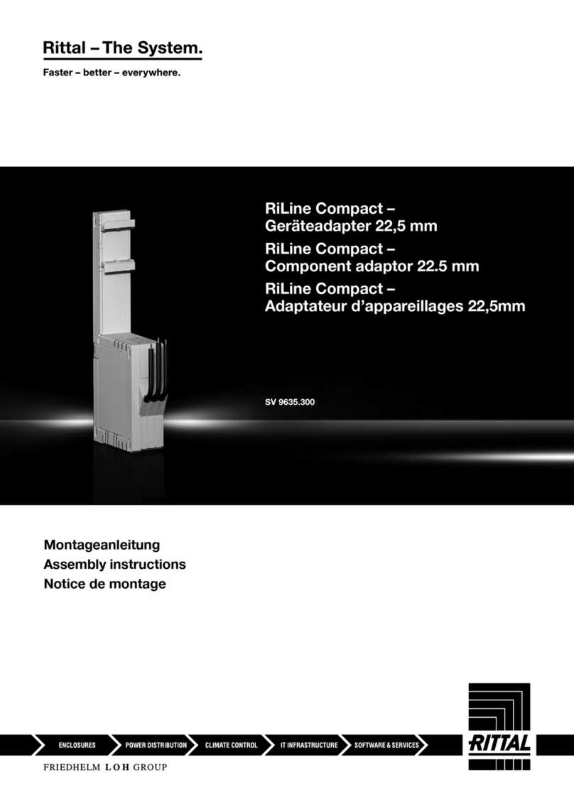 Rittal SV 9635.300 Assembly instructions Rittal SV 9635.300 Assembly instructions