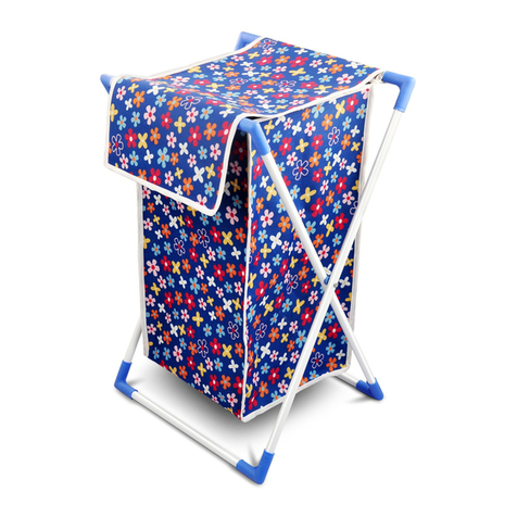 Bonita Cesta Laundry Basket Assembly instructions