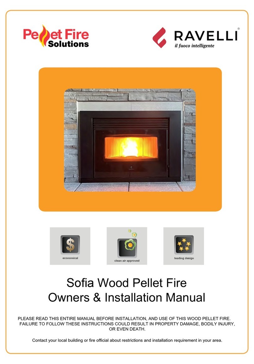 Pellet Fire Solutions RAVELLI Sofia Quick start guide