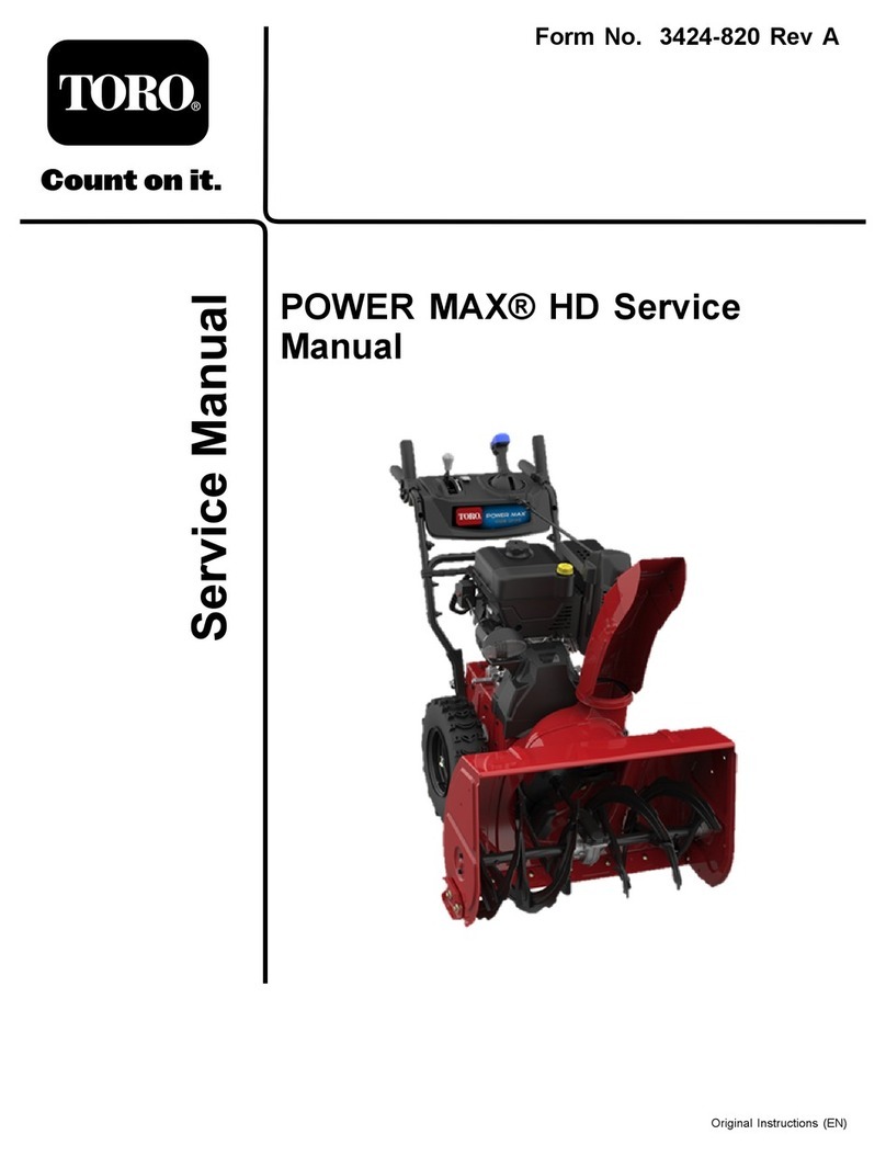Toro POWER MAX HD Service manual