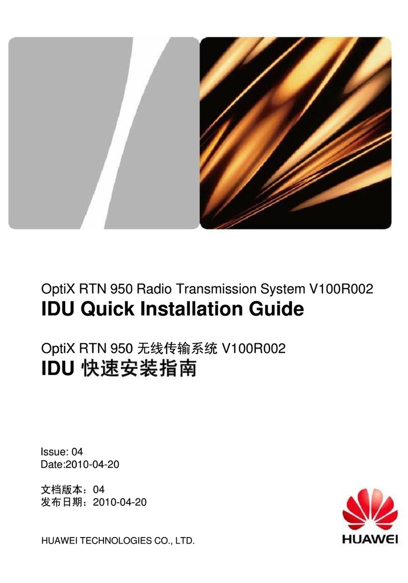 Huawei OptiX RTN 950 User manual