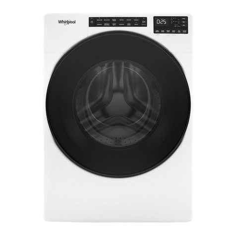 Whirlpool WFW5605MW quick start guide