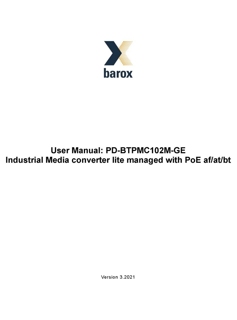 Barox PD-BTPMC102M-GE user manual