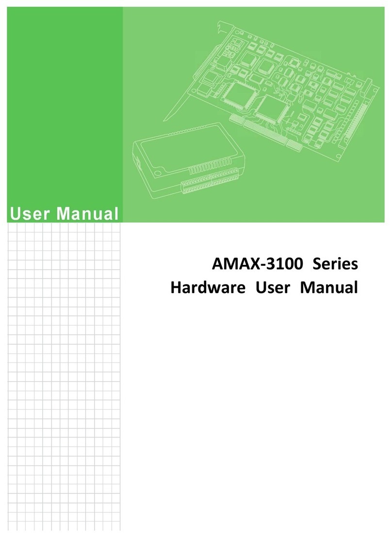 Advantech AMAX-3100 Series Hardware user manual