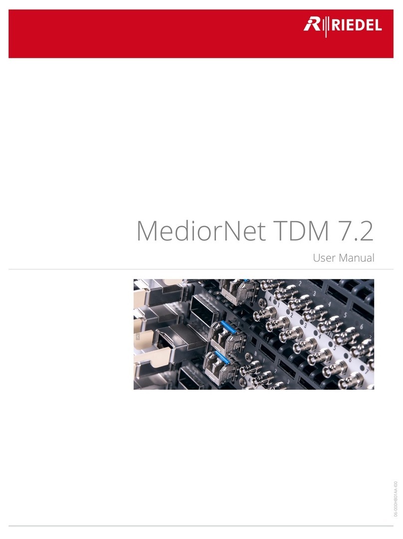 Riedel MediorNet TDM 7.2 user manual
