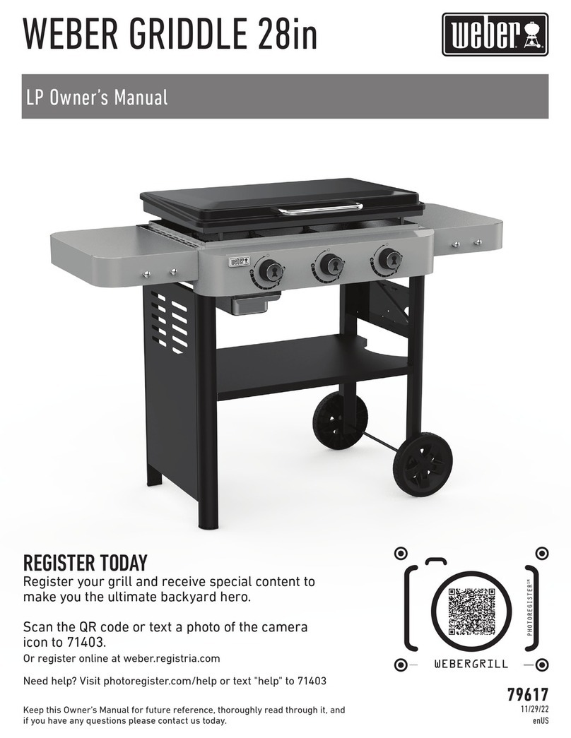 Weber LP owner's manual