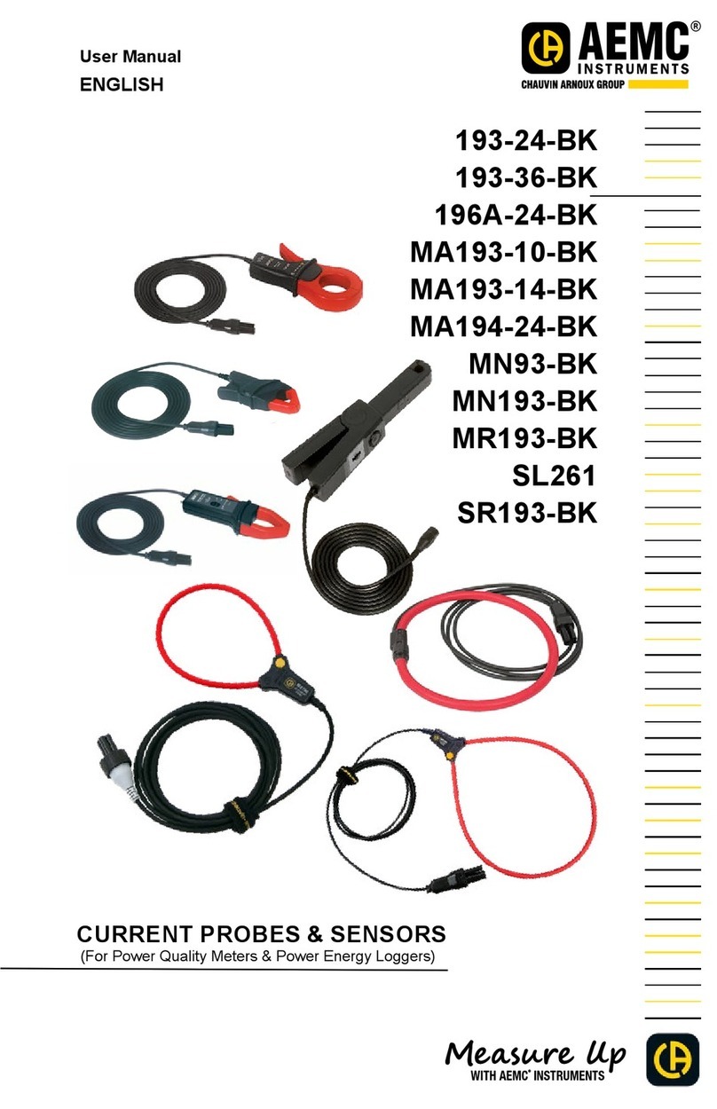 AEMC instruments AmpFlex 193-24-BK User manual