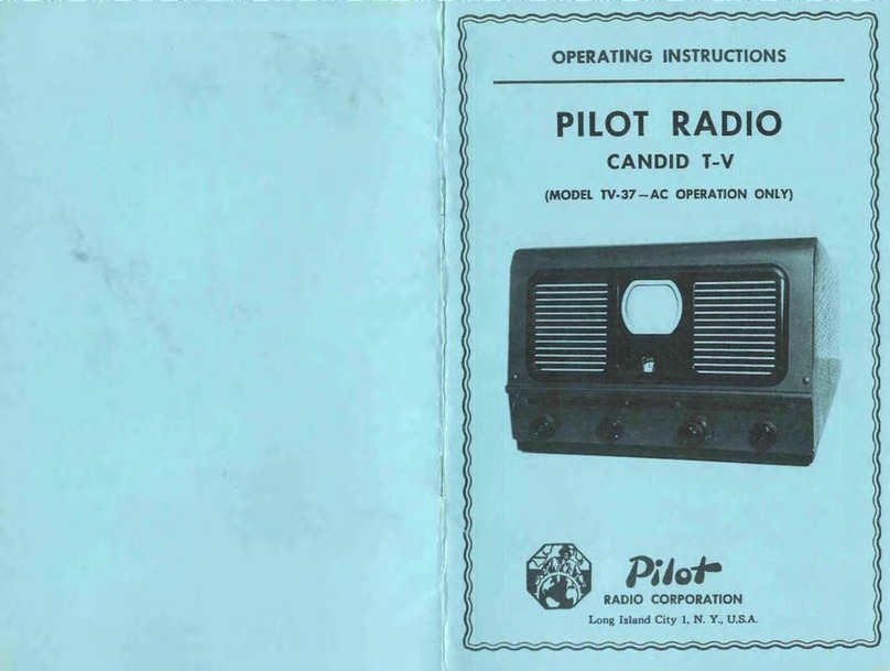 Pilot Communications TV-37 operating instructions Pilot Communications TV-37 operating instructions