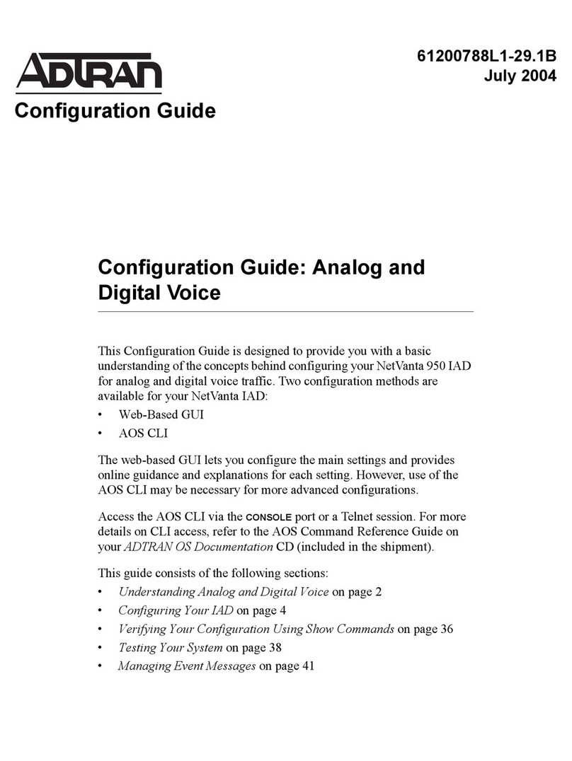 ADTRAN NetVanta 900 Series User manual
