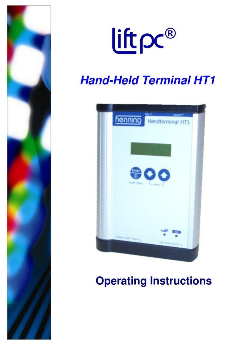 HENNING liftpc HT1 operating instructions