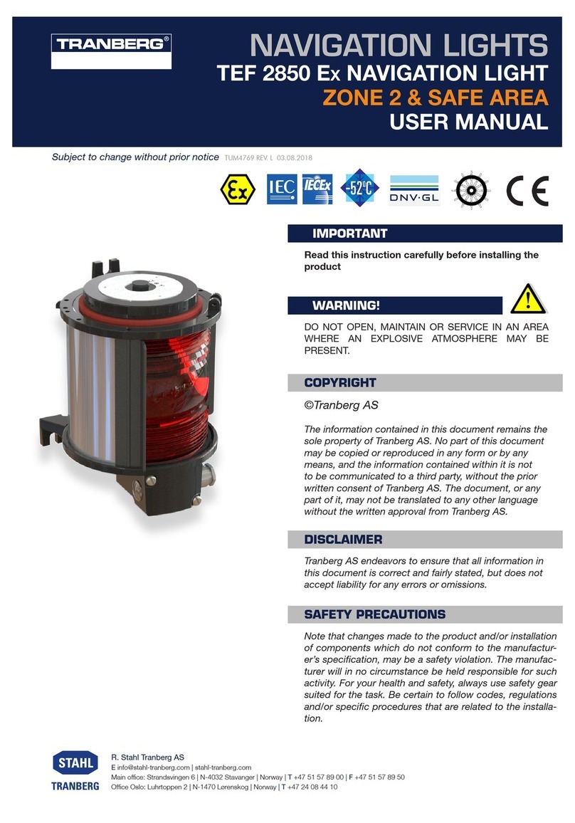 Tranberg TEF 2850 User manual