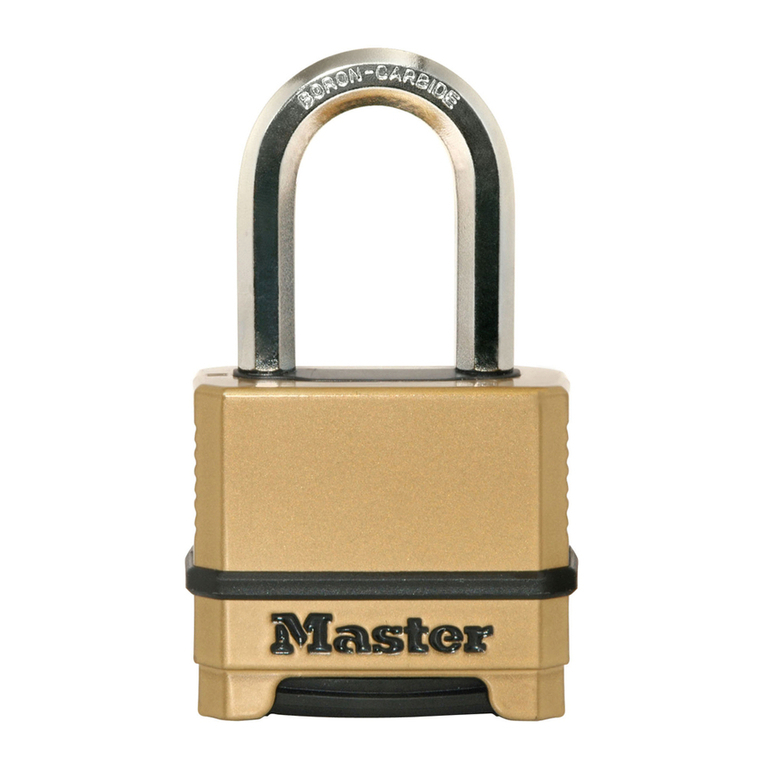 Masterlock M175 User manual