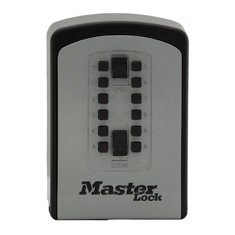 Masterlock Select Access 5412EURD user manual