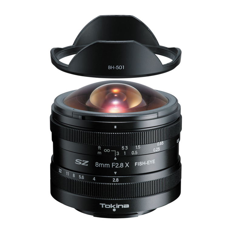 Tokina SZ 8mm F2.8 FISH-EYE user manual Tokina SZ 8mm F2.8 FISH-EYE user manual