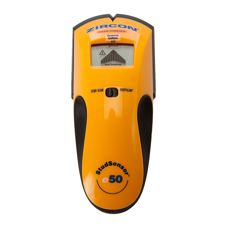 Zircon StudSensor e50 User manual