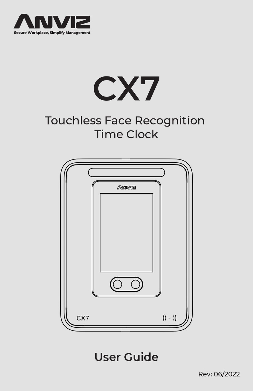 Anviz CX7 User manual