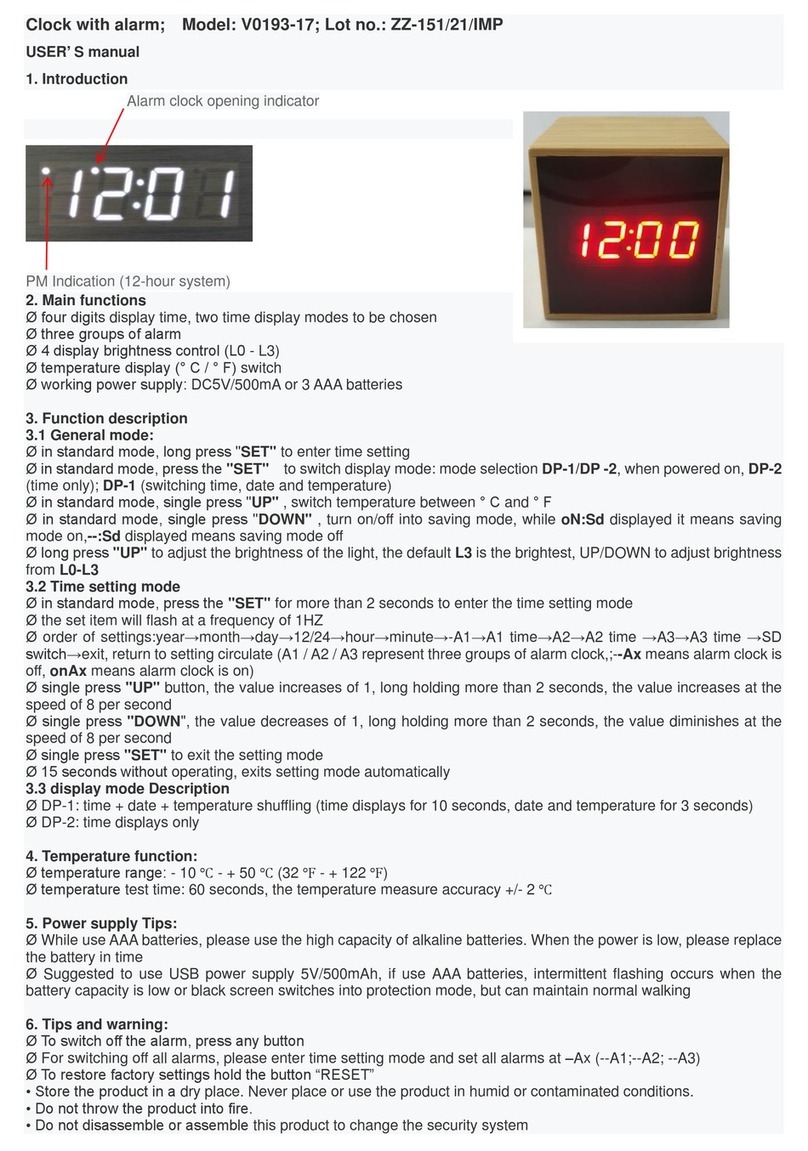 Voyager V0193-17 User manual