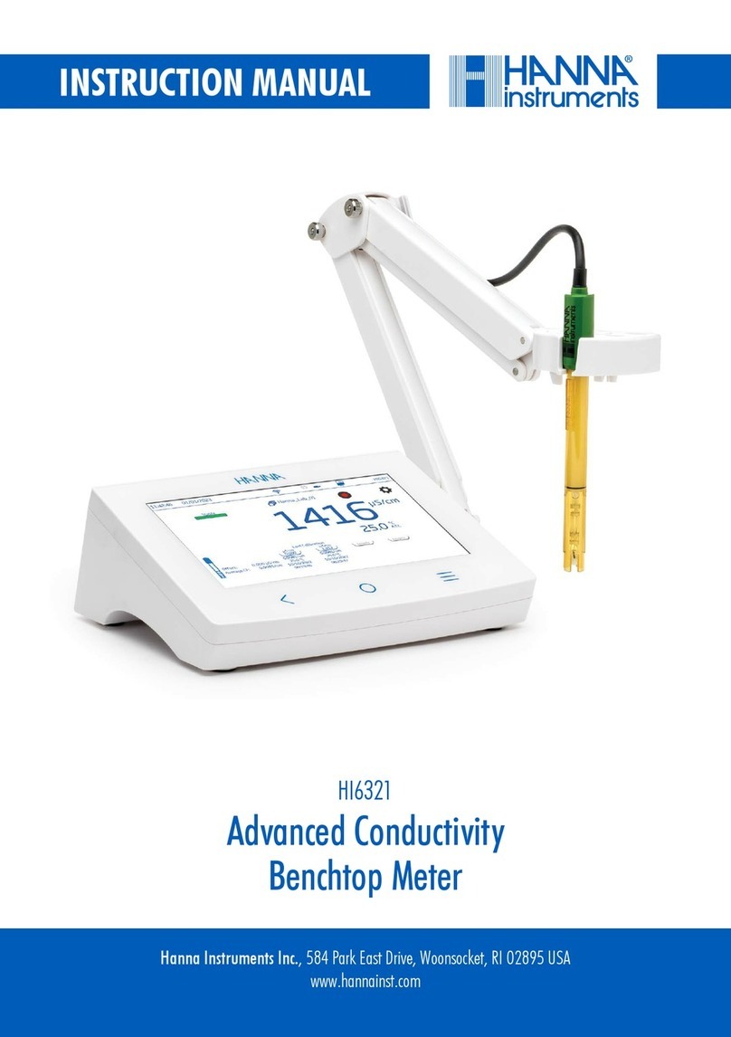 Hanna Instruments HI6321 User manual