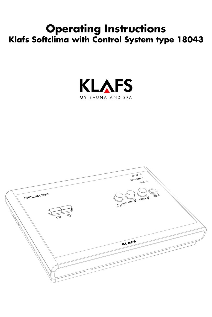 Klafs 18043 operating instructions