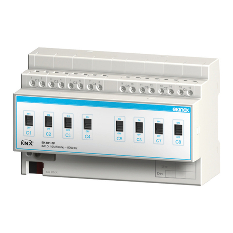 Ekinex KNX EK-FB1-TP User manual
