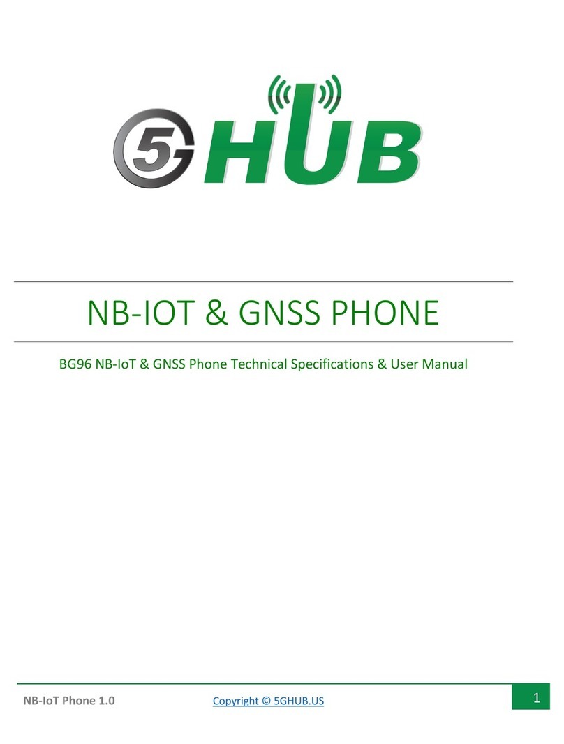 5G HUB BG96 Technical  user's manual