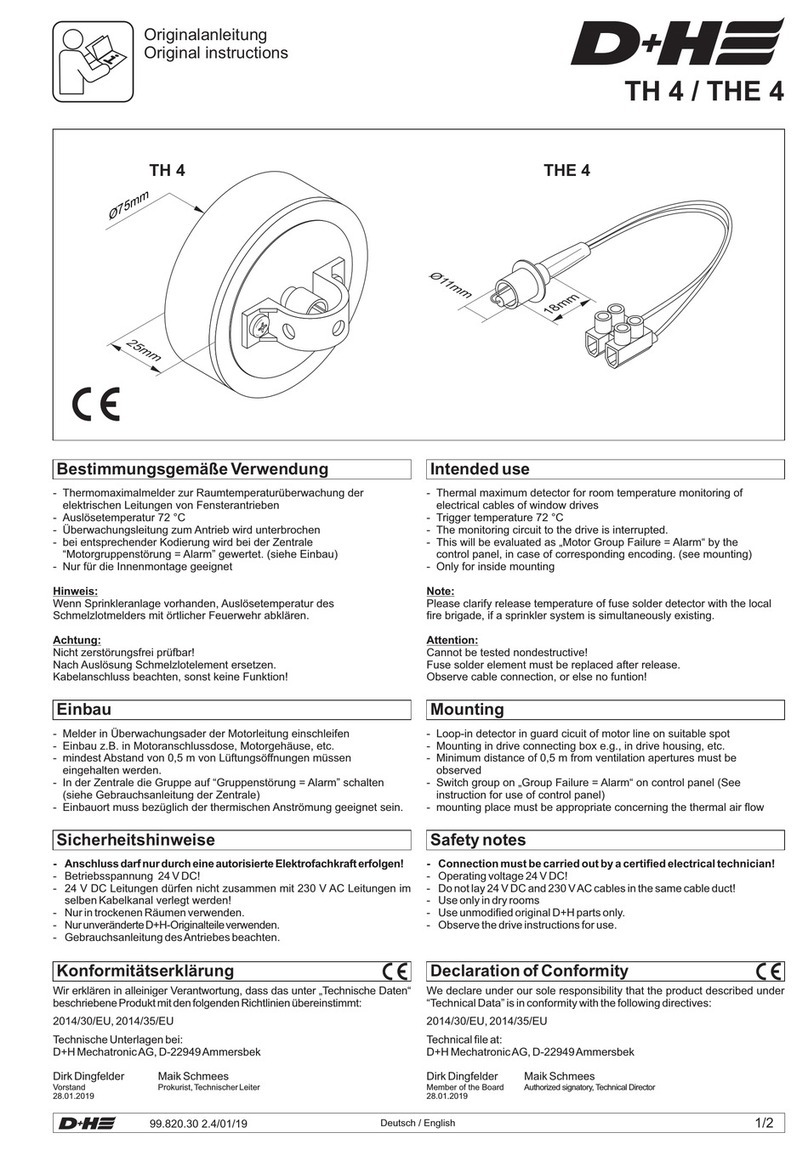 D+H TH 4 Original instructions