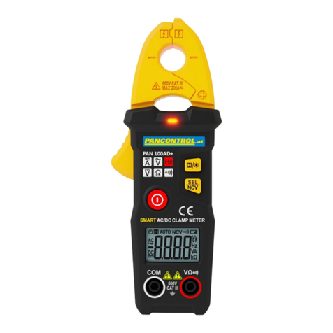 PANCONTROL PAN 100AD+ manual