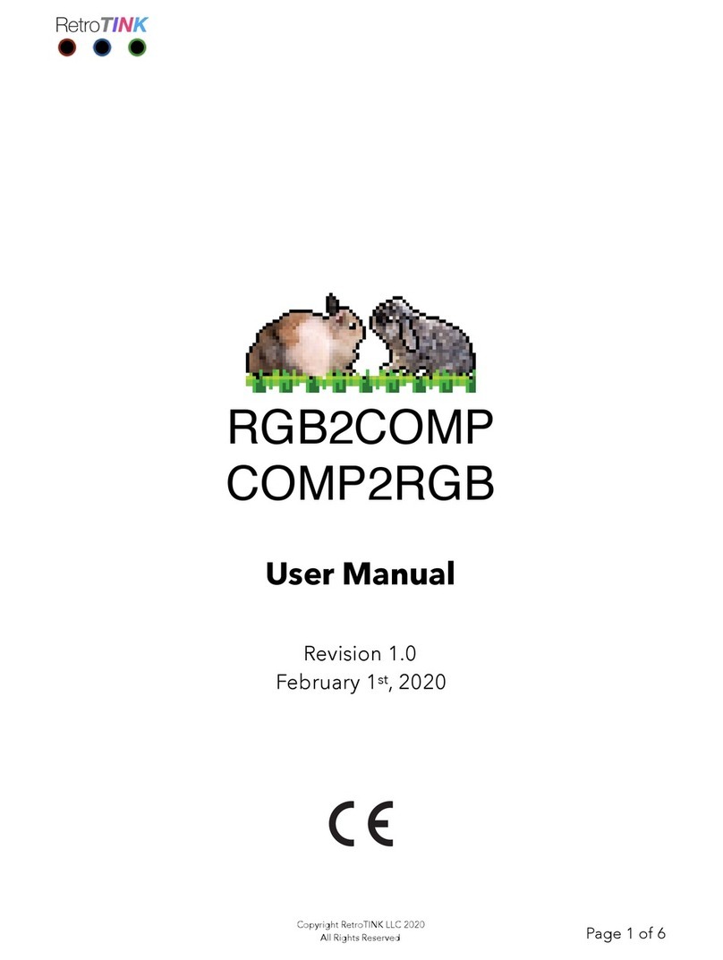 RetroTINK RGB2COMP user manual