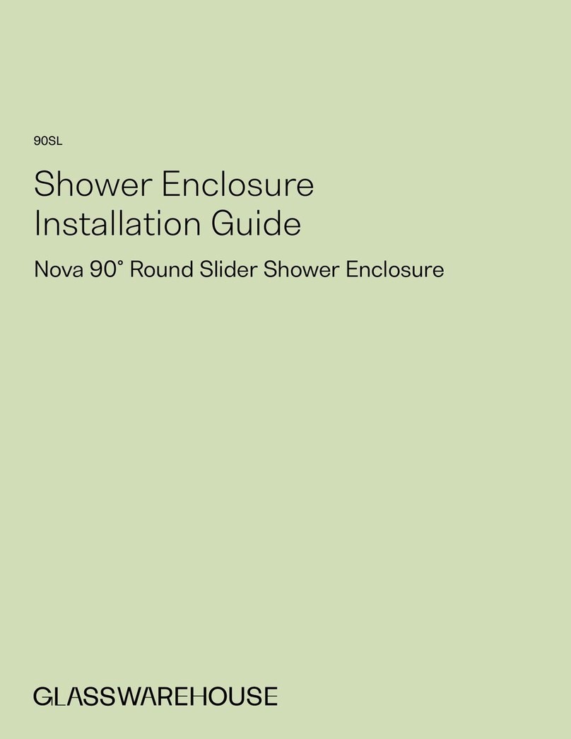 Glass Warehouse Nova 90SL installation guide Glass Warehouse Nova 90SL installation guide