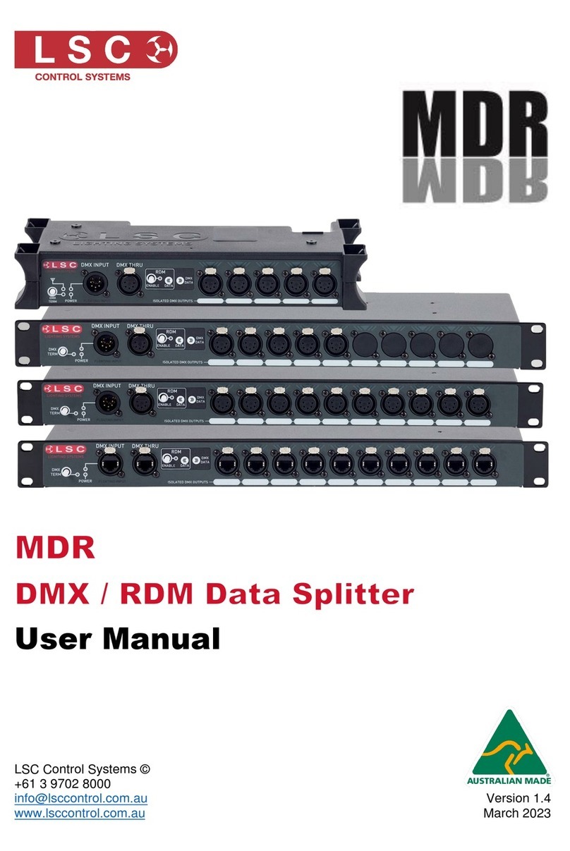 LSC MDR Series user manual