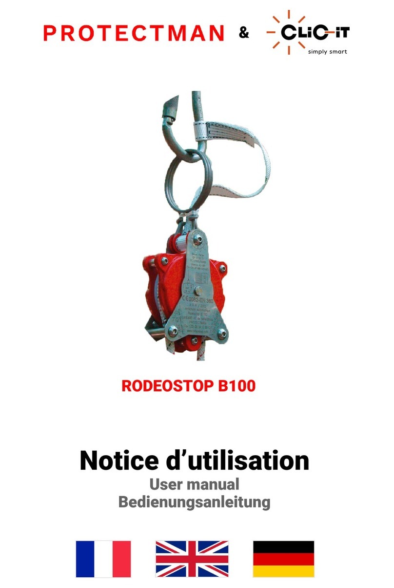 CLiC-iT PROTECTMAN RODEOSTOP B100 user manual