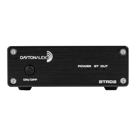 DaytonAudio BTR02 User manual