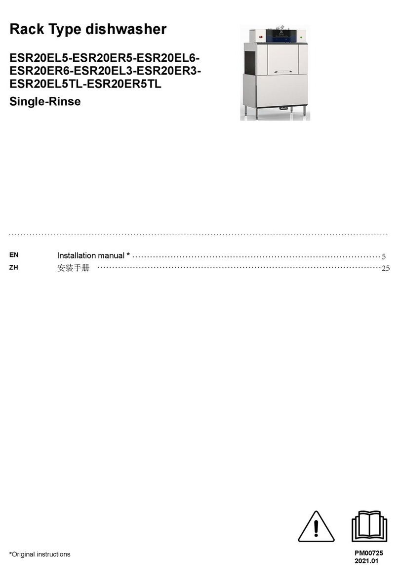 Electrolux ESR20EL5 installation manual