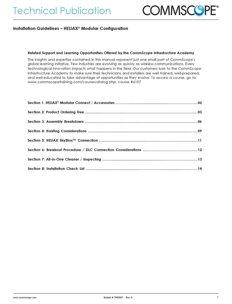 CommScope HELIAX MFJS6UDHNA00 User manual