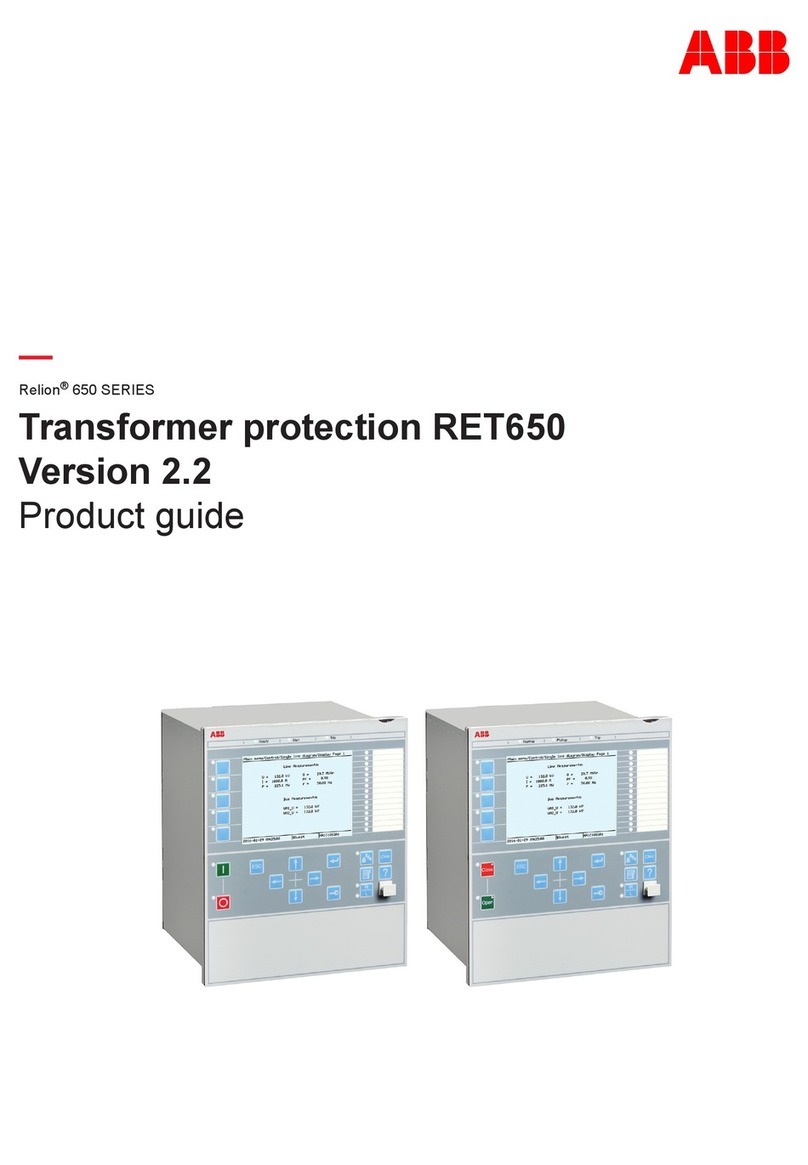 ABB RELION 650 SERIES Product guide