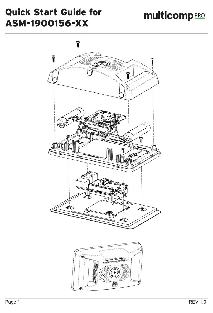 multicomp pro ASM-1900156 Series quick start guide
