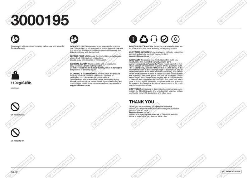 SPINNINGFIELD 3000195 quick start guide