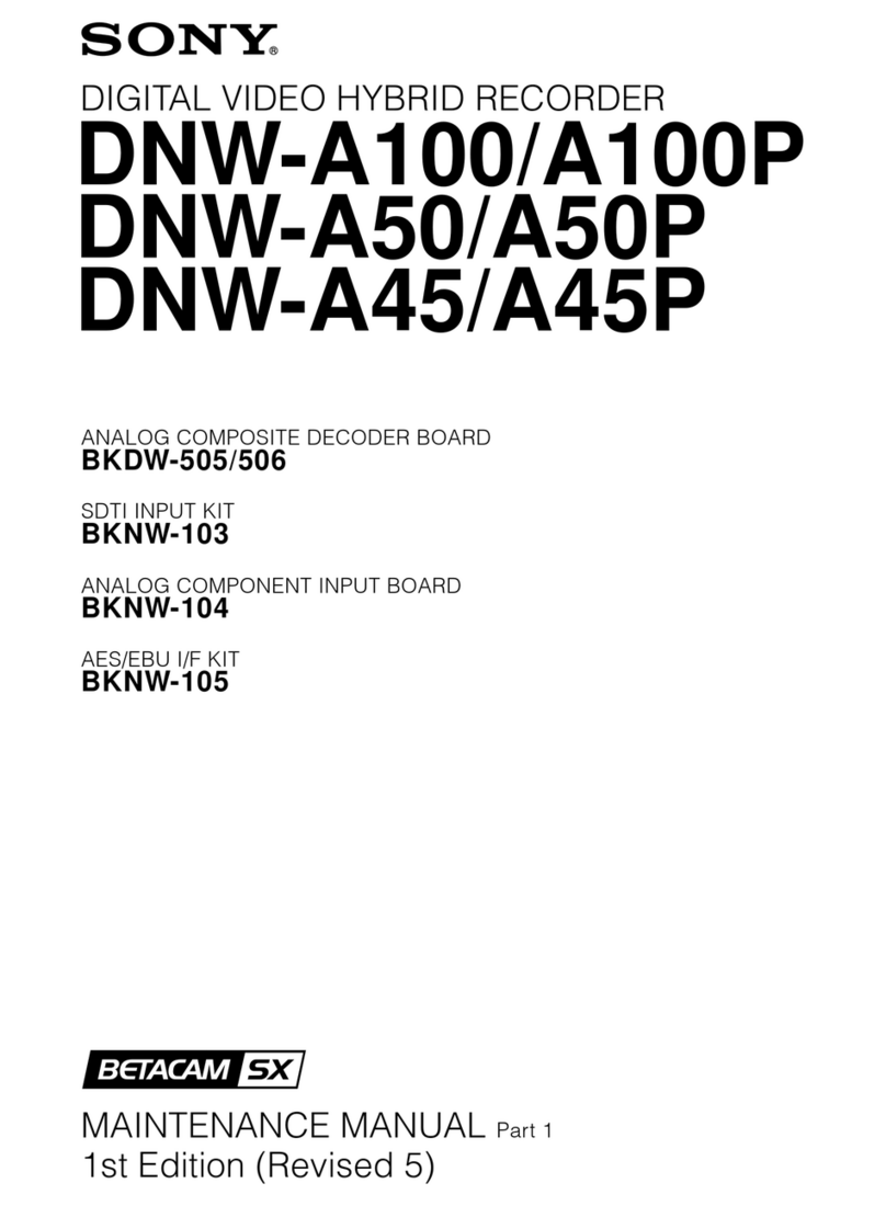 Sony DNW-A100 User manual