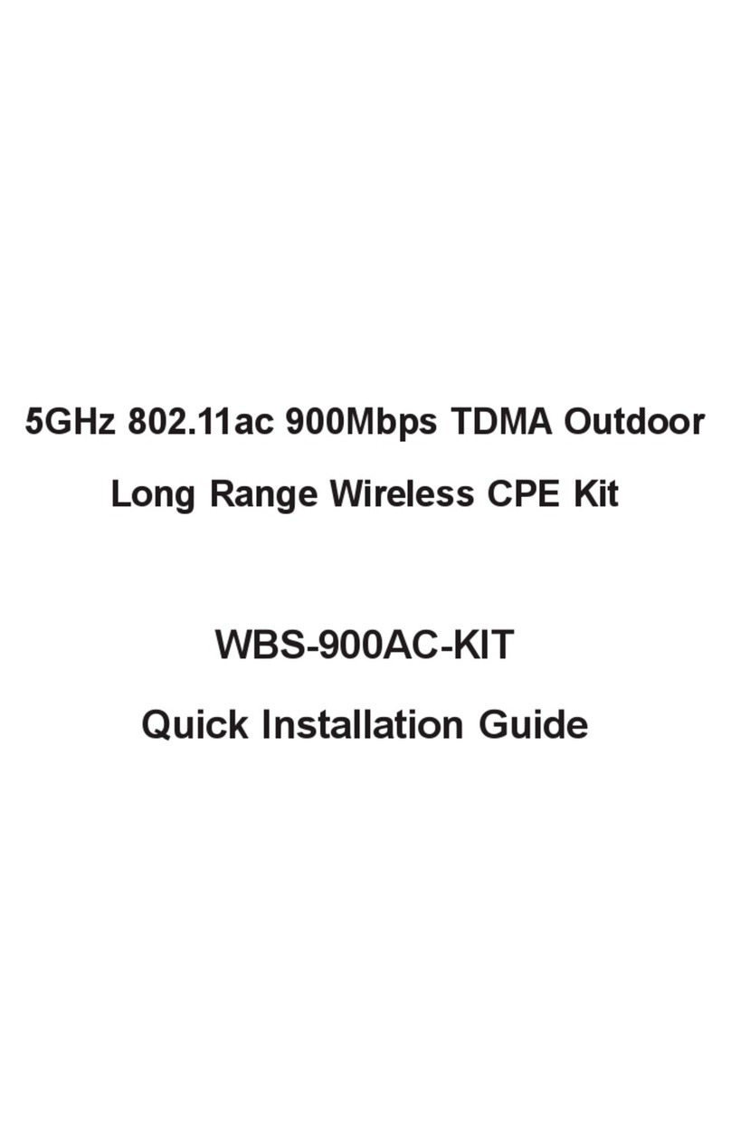 Planet WBS-900AC-KIT quick start guide