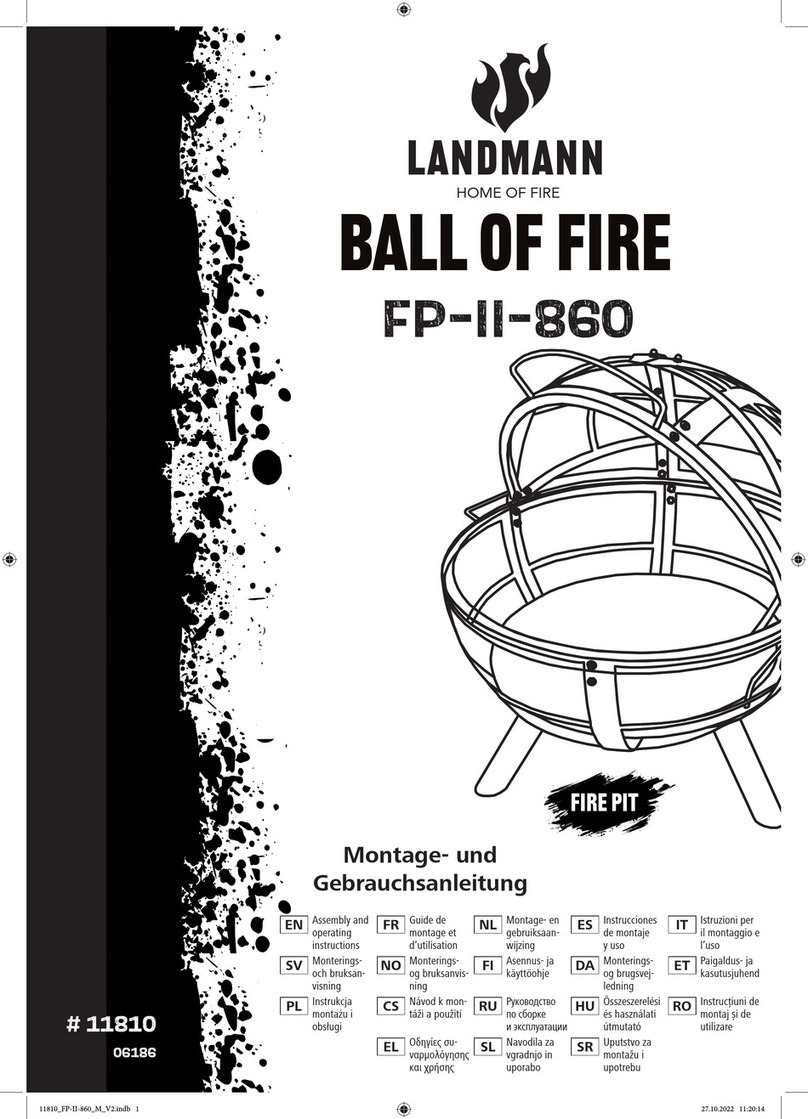 Landmann Ball of Fire Assembly and operating instructions