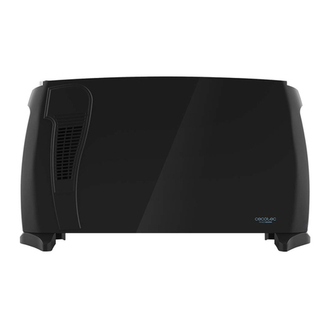 cecotec Ready Warm 6600 Turbo Convection Plus User manual